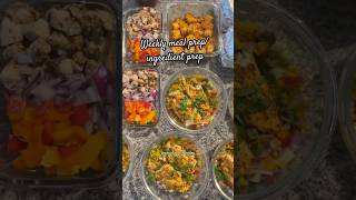 Weekly mealingredient prep longer video with recipes amp macros posted [upl. by Snapp]