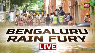 Bengaluru LIVE News Torrential Rains Flood Bangalore  Traffic Jams Waterlogging Disrupt Normalcy [upl. by Sirrad]