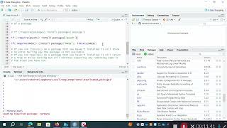 R Basics 2 Installing and Loading Packages [upl. by Hayward]