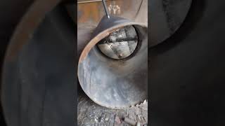 Chimenea con control de humos para horno de lena pizza pan [upl. by Jeritah]