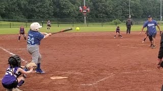 Belgreen AllStars Vs WalWin AllStars 8U Little League Softball Bronze Bracket SemiFinals 6124 [upl. by Eisdnyl969]