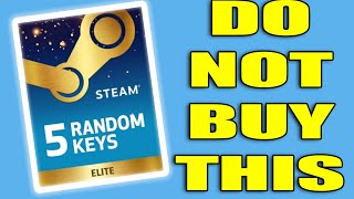 I bought 5 ELITE PREMIUM Random Steam keys Dont Do This [upl. by Selene]