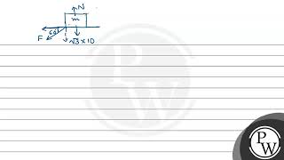 As shown in the figure a block of mass \\sqrt3 \mathrmkg\ is kept on a horizontal rough [upl. by Hamlet]