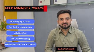 Year end Tax Planning 31032024 Beneficial for all Assessees ITax amp GST  Tax Harvesting [upl. by Enirok]