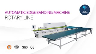 High Efficiency Automatic Edge Banding Machine Circular Production Line [upl. by Jo Ann]