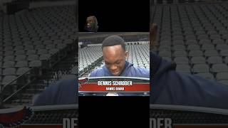 Dennis schroder hairline need to be studied nba sports haircut [upl. by Notaes]