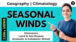 Seasonal or Secondary Winds  Wind System in Climatology  Geography by Maam Richa parcham [upl. by Townie789]