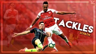 Amazing Tackles amp Defensive Skills in Football ● 201819  HD [upl. by Kreg]