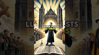 On this Day Martin Luther 95 theses Protestant Reformation Begins✝️ art facts history [upl. by Telrats]