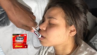 ORAJEL NUMBING MOUTH PRANK ON GIRLFRIEND Must Watch [upl. by Htir]