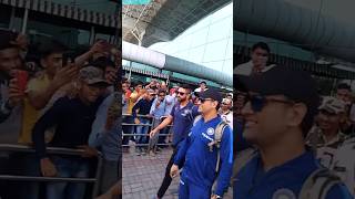 MSDhoni Met Indian Cricket Team In Ranchi cricket dhoni travel [upl. by Eiten]