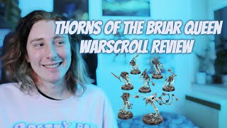 Thorns of the Briar Queen Warscroll review for the second edition of Warhammer Underworlds [upl. by Enawd]