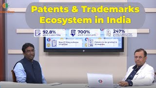 The Controller General shares the insights on Patents Designs amp Trademarks ecosystem in India [upl. by Aisekal]