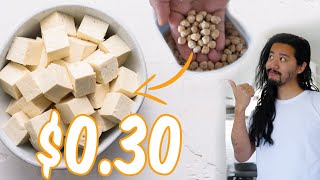 2 Ingredients Chickpea Tofu [upl. by Netsriik]