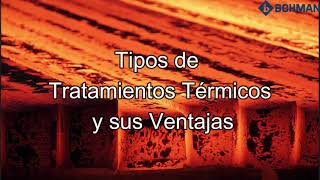 Tipos de Tratamiento Térmico y sus Ventajas  BOHMAN [upl. by Avad]