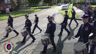 Whitewell Tartan FB  Cloughfern Young Conquerors FB 50th Anniversary Parade 190823 [upl. by Roddy]