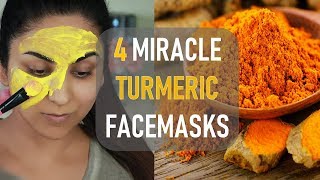 BRIGHTENING TURMERIC FACE MASKS TO TRY RIGHT NOW ALL SKIN TYPES [upl. by Morice]