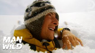 Bear Grylls’ Winter Survival Skills ❄️  Man vs Wild  Discovery [upl. by Oirevas122]