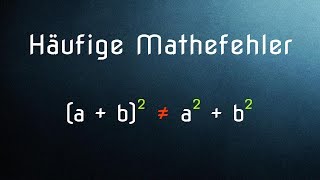 Die 10 häufigsten Mathefehler  und wie ihr sie vermeidet [upl. by Schwab716]