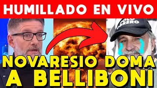 NOVARESIO DOMA A BELLIBONI HUMILLADO EN VIVO LE DICE quotPARTIDOS QUE REPRESENTA NO LLEGAN NI AL 2quot [upl. by Kristy]