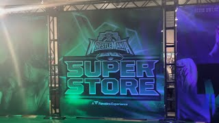 WWE Wrestlemania 40 Superstore Full Tour amp Walkthrough [upl. by Hannasus]