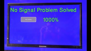 TV No Signal Problem Solved  Latest Trick Fix No Signal Problem 2020 Nosignalproblem [upl. by Karalee]