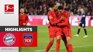 MagicMusialaBrace  FC Bayern München  1 FC Heidenheim 1846 42  Highlights  Matchday 13 [upl. by Eema694]