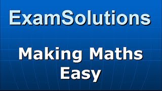 Matrix Transformations  Further Maths  FP1 Edexcel June 2013 Q8c  ExamSolutions [upl. by Aetnahs]