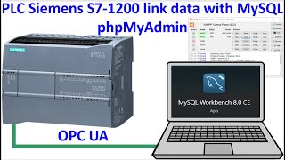 PLC S71200 connect with MySQL database [upl. by Aidahs948]