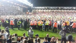 Bristol City vs Bristol Rovers pitch invasion [upl. by Aborn]