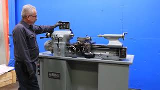 HARDINGE PRECISION LATHE [upl. by Zamir]