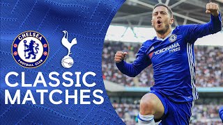 Chelsea 42 Tottenham  Nemanja Matic Screamer Sends Chelsea To The FA Cup Final  Classic Match [upl. by Lud84]