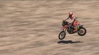 Paulo Gonçalves  Crash  Dakar 216 ᴴᴰ [upl. by Odlanar]