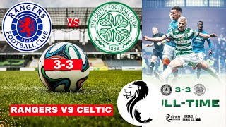 Rangers vs Celtic 33 Live Scottish Premiership Football Match Score Highlights Old Firm Derby FC [upl. by Ahsaf]