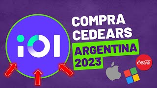 ✅Como COMPRAR CEDEARS en INVERTIR ONLINE ARGENTINA 2023💸🔥 [upl. by Arri]