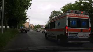 New compilation Ambulanza Polizia di Stato tutti in sirena Emergency vehicles in Rome [upl. by Avat]