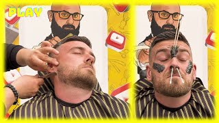 Relaxing ASMR Beard Grooming amp Trim [upl. by Nnaira881]