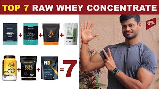 TOP 7 RAW WHEY PROTEIN UNDER RS 2000 FOR STUDENTS  REVIEW WITH LAB TEST REPORT [upl. by Egni850]