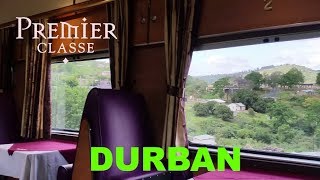 South Africas GREAT VALUE FIRST CLASS TRAIN Premier Classe to Durban [upl. by Ben]