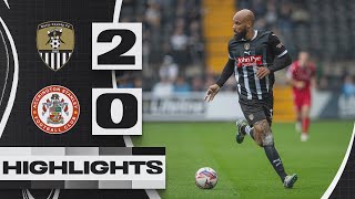 HIGHLIGHTS  NOTTS COUNTY 20 ACCRINGTON STANLEY [upl. by Rebm]