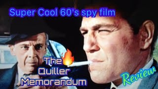 The Quiller Memorandum 1966 REVIEW George Segal spy film [upl. by Thgiwd692]