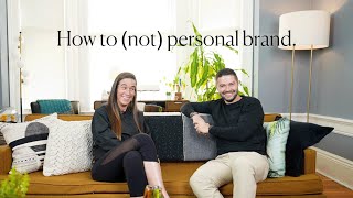 How to not personal brand [upl. by Einnij]