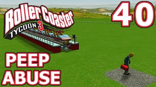 Peep Abuse RollerCoaster Tycoon 3  Part 40  IT WORKS [upl. by Lewison]