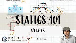 CE Board Exam Review Statics  Wedges [upl. by Airet771]