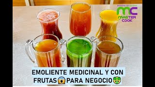 Cursos de Emolientes Medicinales y Frutales Para Negocio 🟥⬜🟥 saludable streetfood saludable [upl. by Aihseyk306]