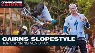 CRANKWORX CAIRNS SLOPESTYLE  MENS WINNING RUNS [upl. by Iruy217]