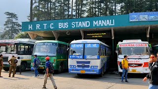 Manali bus stand Himachal Pradesh [upl. by Hui829]