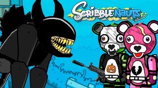 Scribblenauts Beast BENDY Chapter 5 amp FORTNITE Cuddle Team Leader w Spooky Team Leader [upl. by Anigroeg720]