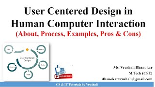 HCI 17 User Centered Design UCD Process with Examples [upl. by Radman]