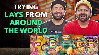 Trying International LAYS FLAVOURS  The Urban Guide [upl. by Nahsaj]